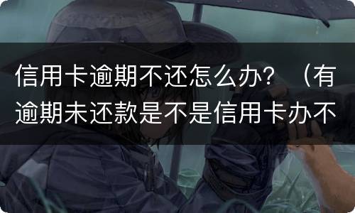 信用卡逾期不还怎么办？（有逾期未还款是不是信用卡办不了）