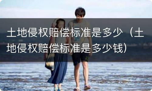 土地侵权赔偿标准是多少（土地侵权赔偿标准是多少钱）