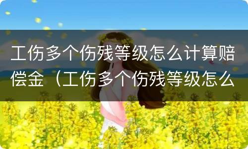 工伤多个伤残等级怎么计算赔偿金（工伤多个伤残等级怎么计算赔偿金的）