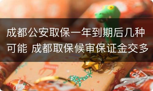 成都公安取保一年到期后几种可能 成都取保候审保证金交多少