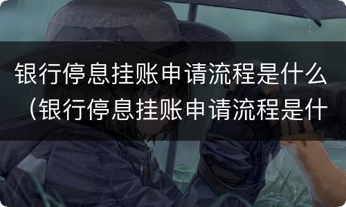 银行停息挂账申请流程是什么（银行停息挂账申请流程是什么样的）