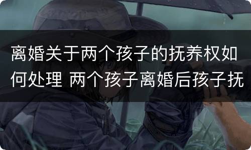 离婚关于两个孩子的抚养权如何处理 两个孩子离婚后孩子抚养权问题