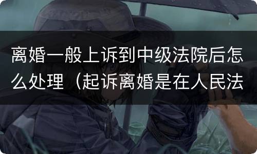 离婚一般上诉到中级法院后怎么处理（起诉离婚是在人民法院还是在中级人民法院）