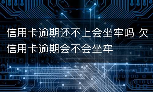 信用卡逾期还不上会坐牢吗 欠信用卡逾期会不会坐牢