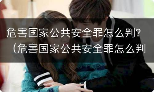 危害国家公共安全罪怎么判？（危害国家公共安全罪怎么判定）