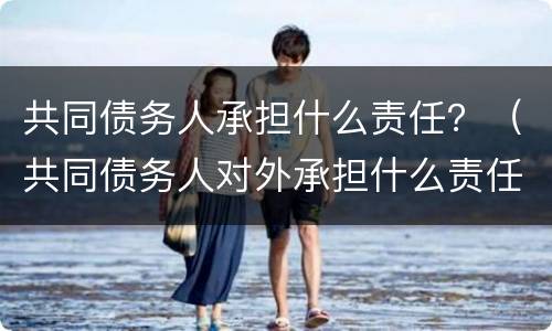 共同债务人承担什么责任？（共同债务人对外承担什么责任）