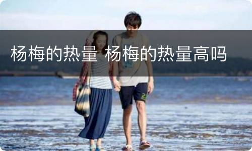 杨梅的热量 杨梅的热量高吗
