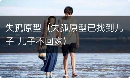失孤原型（失孤原型已找到儿子 儿子不回家）