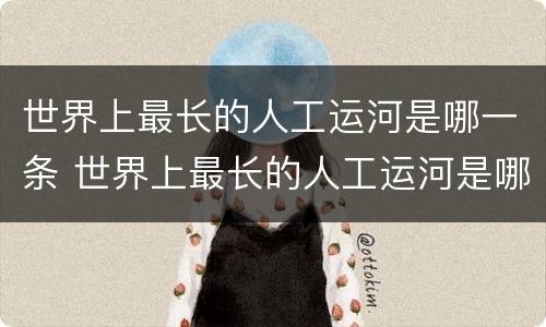 世界上最长的人工运河是哪一条 世界上最长的人工运河是哪一条河流