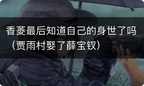 香菱最后知道自己的身世了吗（贾雨村娶了薛宝钗）
