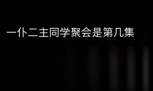 一仆二主同学聚会是第几集