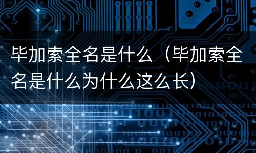 毕加索全名是什么（毕加索全名是什么为什么这么长）