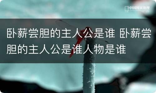 卧薪尝胆的主人公是谁 卧薪尝胆的主人公是谁人物是谁