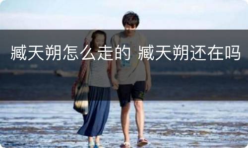 臧天朔怎么走的 臧天朔还在吗