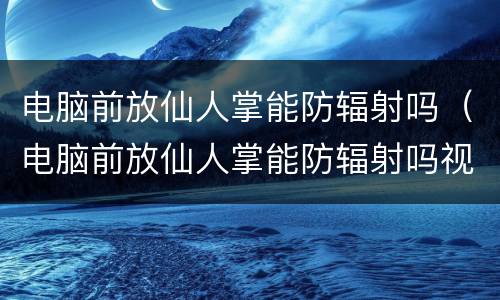 电脑前放仙人掌能防辐射吗（电脑前放仙人掌能防辐射吗视频）