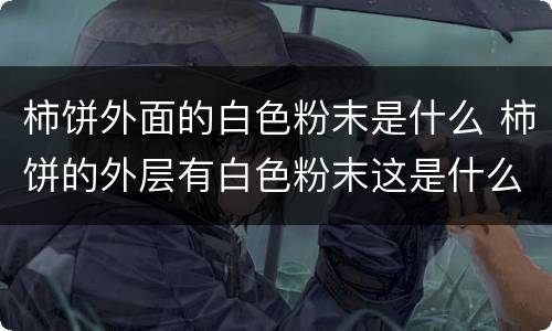 柿饼外面的白色粉末是什么 柿饼的外层有白色粉末这是什么物体
