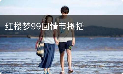 红楼梦99回情节概括