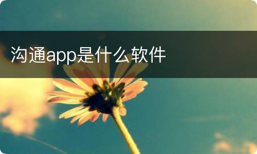 沟通app是什么软件