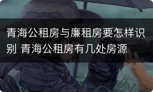 青海公租房与廉租房要怎样识别 青海公租房有几处房源