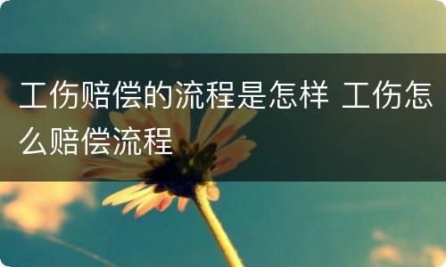 工伤赔偿的流程是怎样 工伤怎么赔偿流程